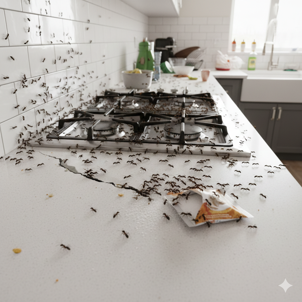 fumigación de hormigas